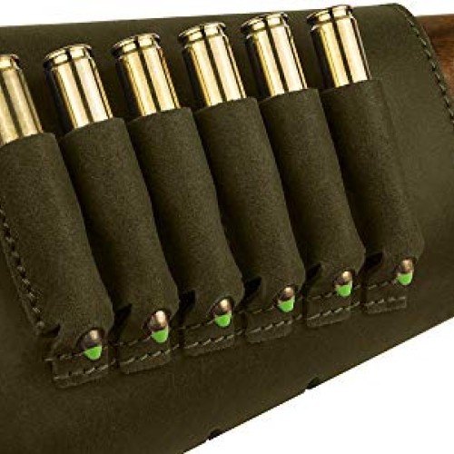 BRONZEDOG Hunting Buttstock Ammo Cartridge Holder Pouch Adjustable...