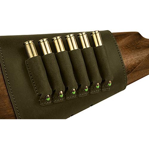 BRONZEDOG Hunting Buttstock Ammo Cartridge Holder Pouch Adjustable...