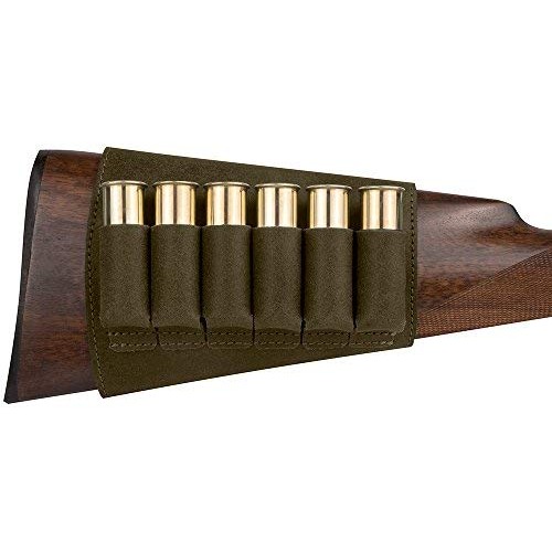 BRONZEDOG Hunting Buttstock Ammo Cartridge Holder Pouch Adjustable...