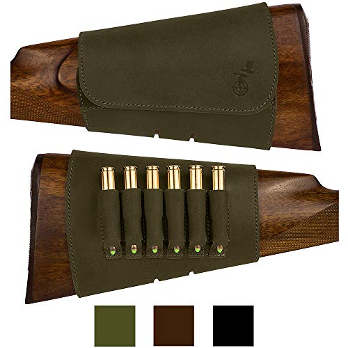 BRONZEDOG Hunting Buttstock Ammo Cartridge Holder Pouch Adjustable...