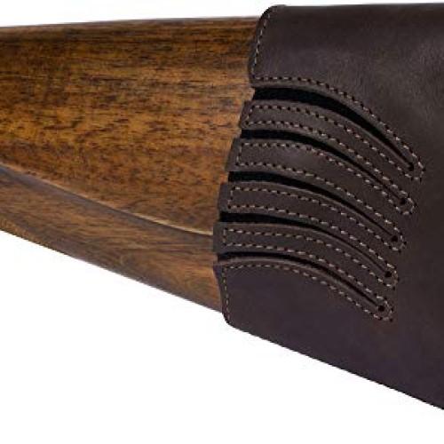 BRONZEDOG Waterproof Genuine Leather Recoil Pad Extendable Stock S...