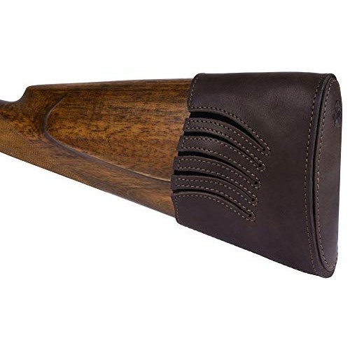BRONZEDOG Waterproof Genuine Leather Recoil Pad Extendable Stock S...