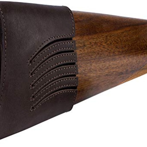 BRONZEDOG Waterproof Genuine Leather Recoil Pad Extendable Stock S...