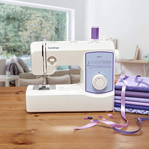 Brother Sewing Machine, GX37, 37 Built-in Stitches, 6 Included Sew...