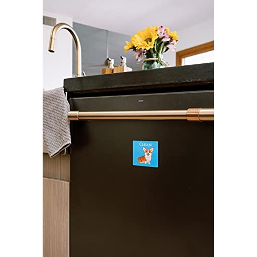 Dog Butt Funny Clean Dirty Dishwasher Magnet, Reversible Dish Wash...