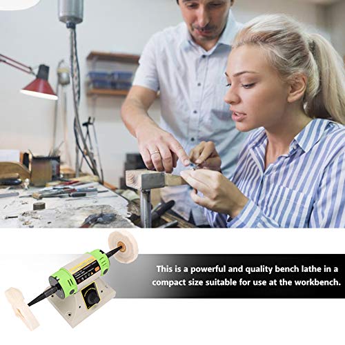 Desktop Double Head Bench Polisher, Jewelry Polishing Buffer Grind...