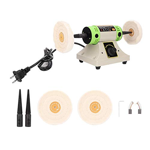 Desktop Double Head Bench Polisher, Jewelry Polishing Buffer Grind...
