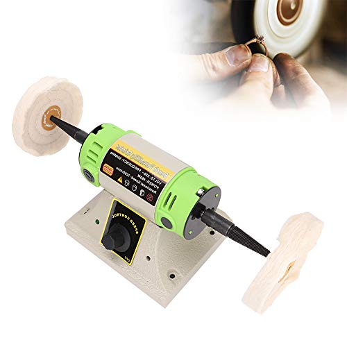 Desktop Double Head Bench Polisher, Jewelry Polishing Buffer Grind...