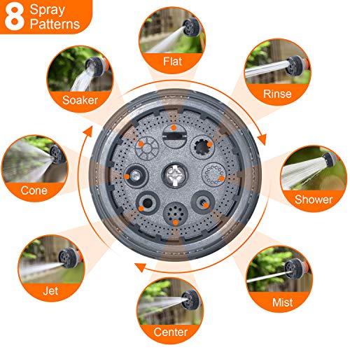 BruRkim 50ft Expandable Garden Hose, Leakproof Lightweight Water H...