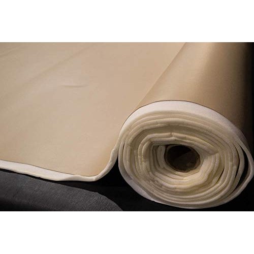 1/4 Foam Backed Marine Vinyl Upholstery Fabric Dark Tan 54 Wide ...