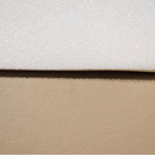 1/4 Foam Backed Marine Vinyl Upholstery Fabric Dark Tan 54 Wide ...