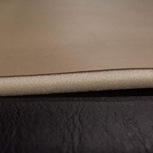 1/4 Foam Backed Marine Vinyl Upholstery Fabric Dark Tan 54 Wide ...