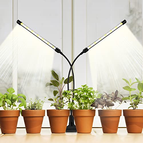 Plant Grow Light for Indoor Plants,Led Grow lamp 2 Head 2 Pack