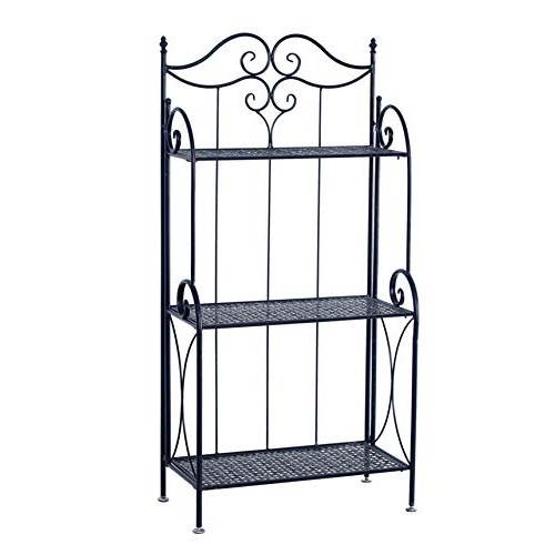 Metal Foldable 3-Tier Plant & Home Décor Display Stand Rack/Book S...