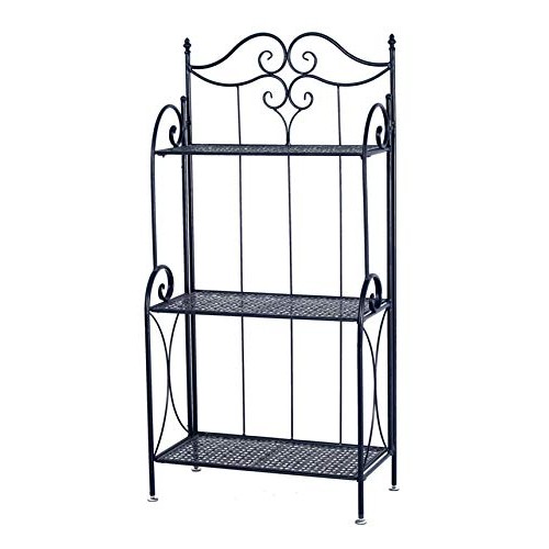 Metal Foldable 3-Tier Plant & Home Décor Display Stand Rack/Book S...