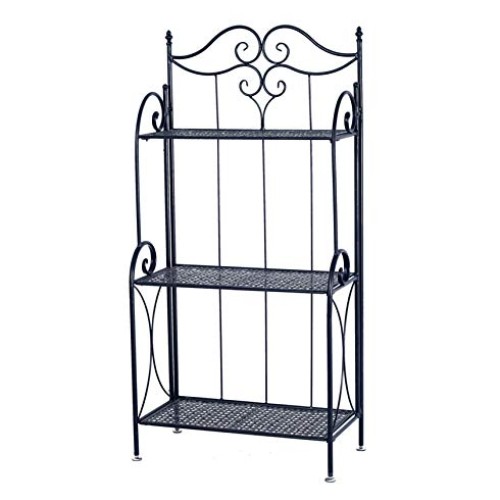 Metal Foldable 3-Tier Plant & Home Décor Display Stand Rack/Book S...
