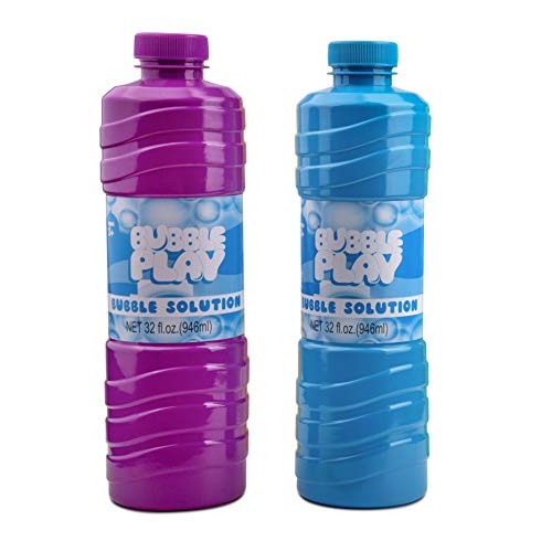 Bubble Play 64oz Bubble Refill Pack - Jumbo Supply Includes 2 32...