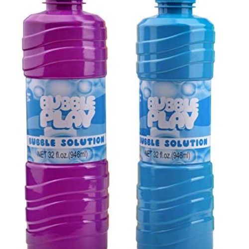 Bubble Play 64oz Bubble Refill Pack - Jumbo Supply Includes 2 32...