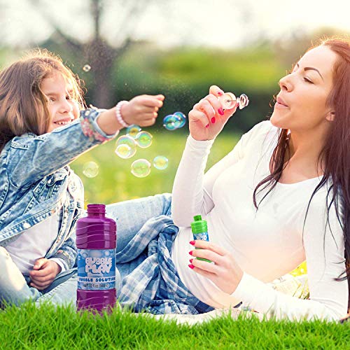 BubblePlay 1 Pack 64-Ounce Bubble Solution - Free Big Bubble Wand ...