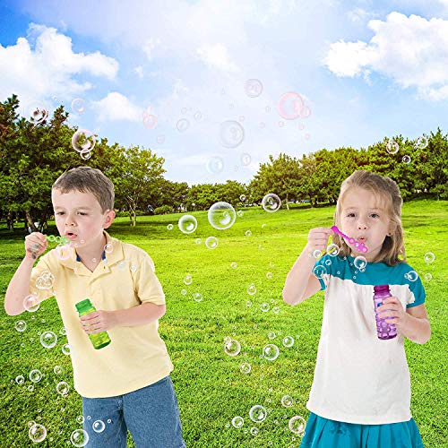 BubblePlay Bottles - 64 Oz. Bubble Solution - Easy Pour Bottle for...