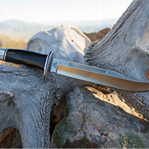 Buck Knives 0120BKS GENERAL Fixed Blade Knife with Genuine Leather...