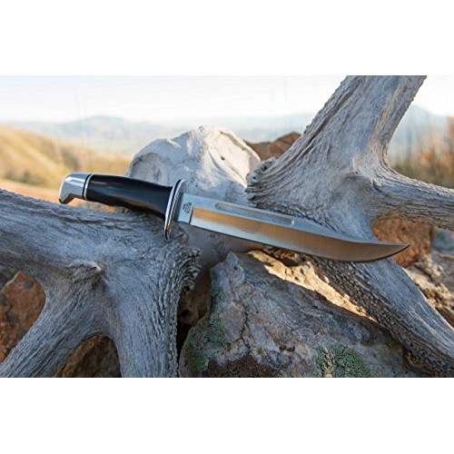 Buck Knives 0120BKS GENERAL Fixed Blade Knife with Genuine Leather...