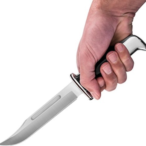 Buck Knives 0120BKS GENERAL Fixed Blade Knife with Genuine Leather...