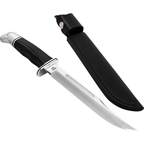 Buck Knives 0120BKS GENERAL Fixed Blade Knife with Genuine Leather...