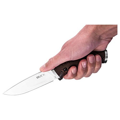 Buck Knives 0863BRS Selkirk Fixed Blade Knife with Fire Striker an...