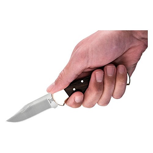 Buck Knives 112 Ranger Folding Knife with Leather Sheath