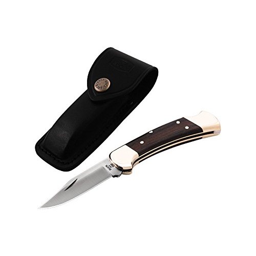Buck Knives 112 Ranger Folding Knife with Leather Sheath