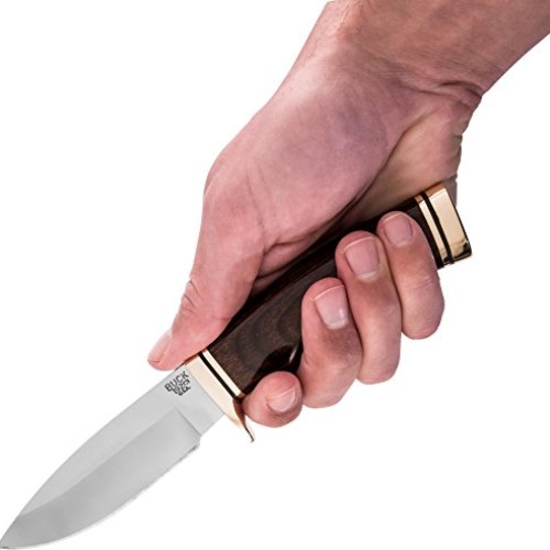 Buck Knives 192 Vanguard Fixed Blade Knife with Leather Sheath