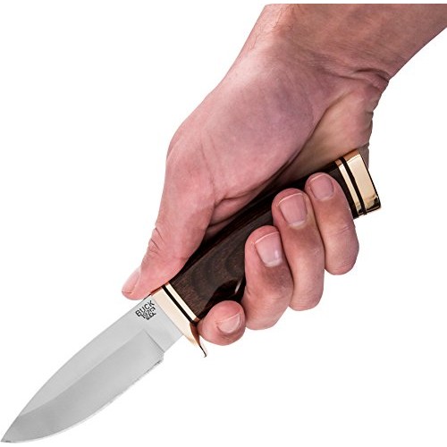 Buck Knives 192 Vanguard Fixed Blade Knife with Leather Sheath