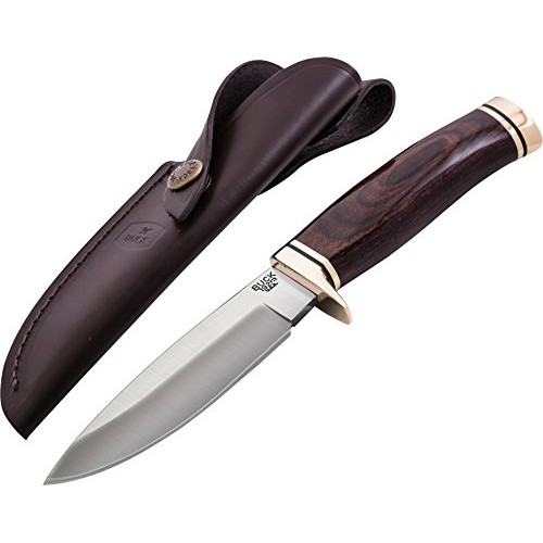 Buck Knives 192 Vanguard Fixed Blade Knife with Leather Sheath