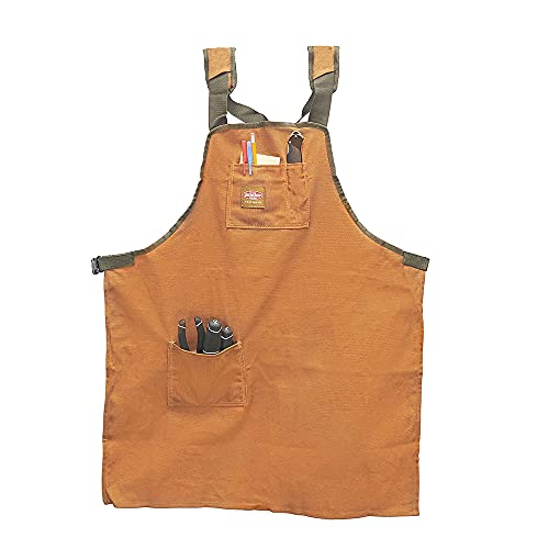 Bucket Boss - Canvas SuperShop Apron, Aprons & Vests 80300, Brown
