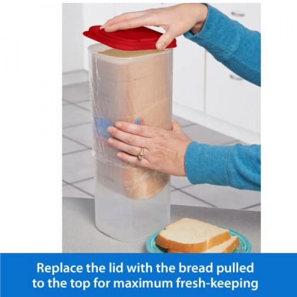 Buddeez Bread Buddy Bread Box – Fresh Bread Storage Container, Pla...