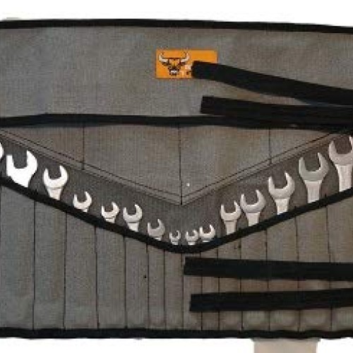 Bull Tools Wrench & Tool Roll 22+4 pocket 100% Dyed 15 Oz. Cotton ...