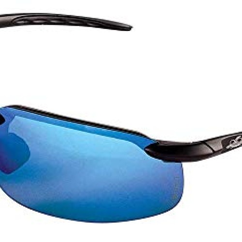 Bullhead Safety Eyewear BH106129 Swordfish, Matte Black Frame, Pol...