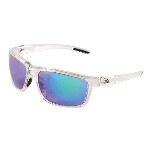 Bullhead Safety Eyewear BH27116AF Pompano, Clear Frame/Temple Gree...