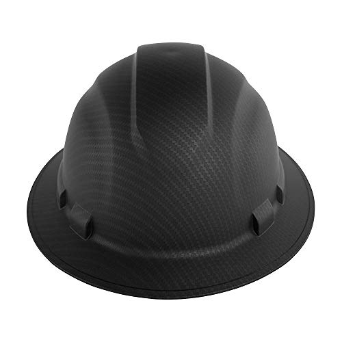 Bullhead Safety HH-F1-C - - Matte Black Graphite Unvented Full Bri...