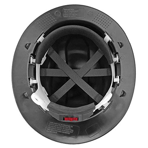 Bullhead Safety HH-F1-C - - Matte Black Graphite Unvented Full Bri...