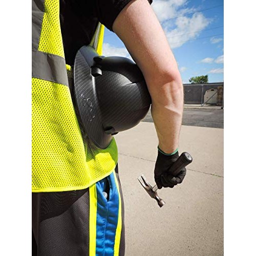 Bullhead Safety HH-F1-C - - Matte Black Graphite Unvented Full Bri...
