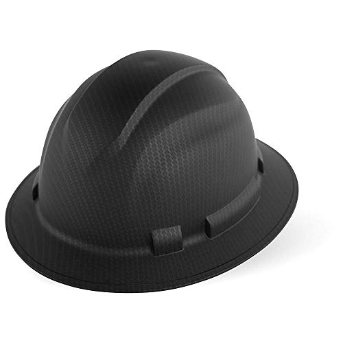 Bullhead Safety HH-F1-C - - Matte Black Graphite Unvented Full Bri...