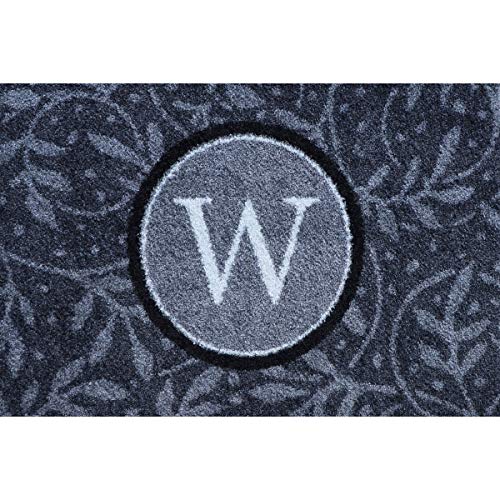 Bungalow Flooring Monogrammed Wisteria Vine ColorStar Door Mat, 3...