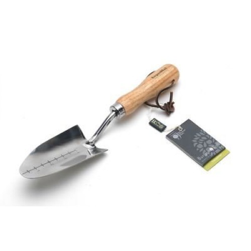 Burgon & Ball GTH/STPRHS Stainless Steel Transplant Trowel, 2.25 b...