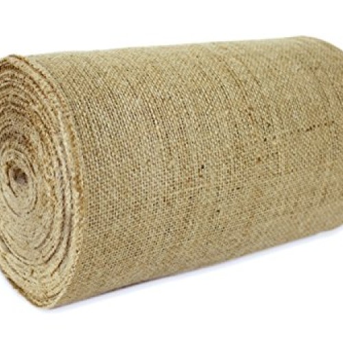 12 No-Fray Burlap Roll Table Runner, 12 inches by 50 yards, Place...
