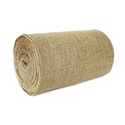 12 No-Fray Burlap Roll Table Runner, 12 inches by 50 yards, Place...