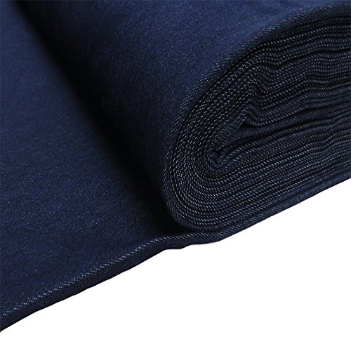 Indigo Denim Fabric 62-64 Wide - 100% Cotton Soft & Lightweight