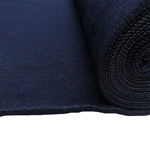 Indigo Denim Fabric 62-64 Wide - 100% Cotton Soft & Lightweight