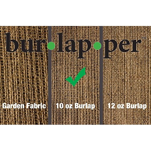 Burlapper Burlap Roll, 12 x 10 yd, Medium Weight 10 oz Jute Fabri...